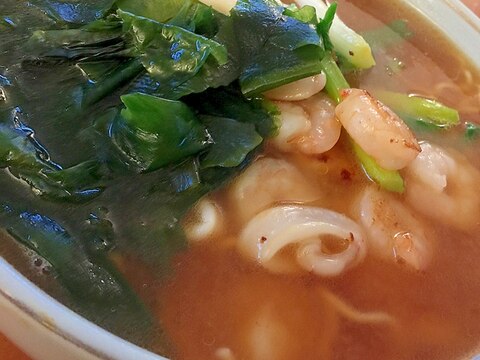 シーフードみそラーメン インスタント麺